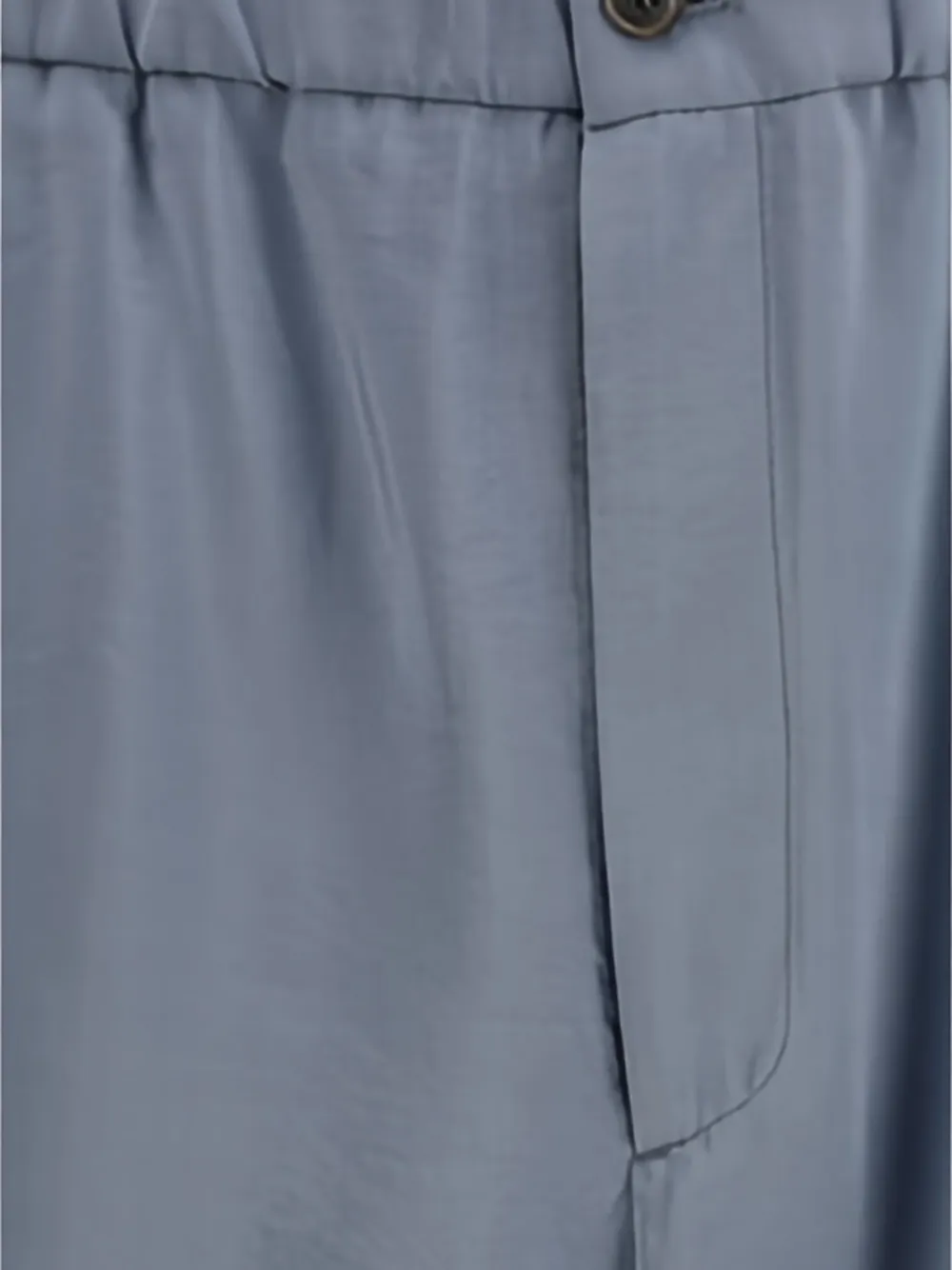 Giorgio Armani wide-leg Elasticated Tailored Trousers | Grey