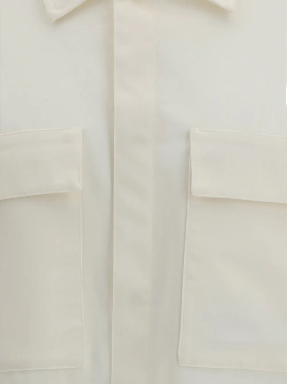  Laminar Oversized Bowling Shirt - White 