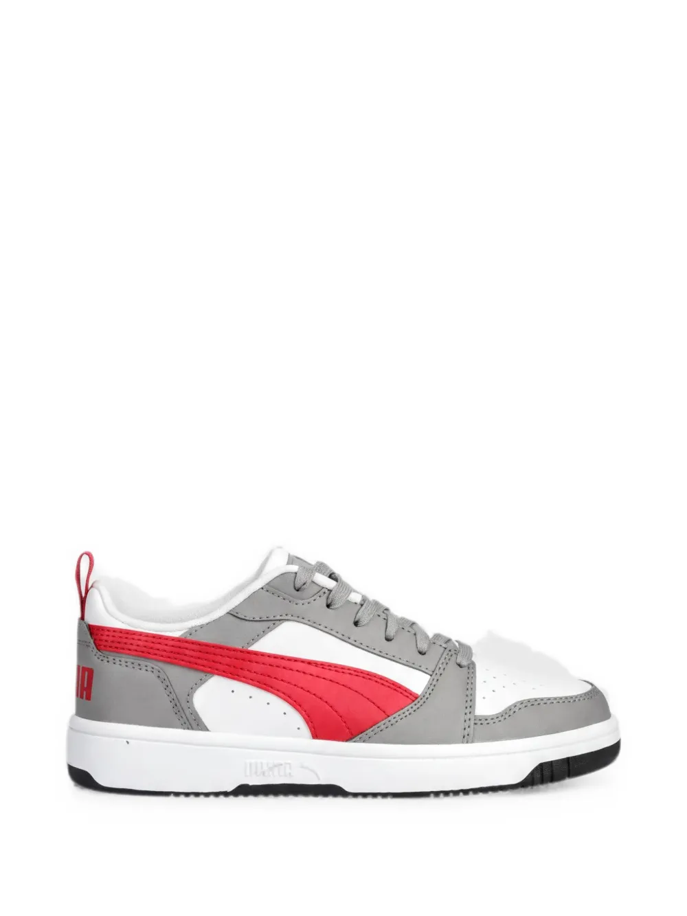  Puma Kids Baskets à Patch Logo - Blanc 