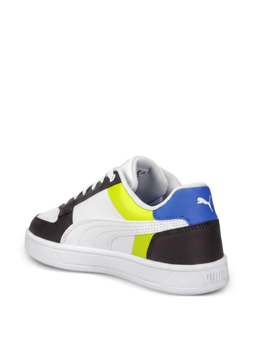  Puma Kids Baskets à Patch Logo - Blanc 