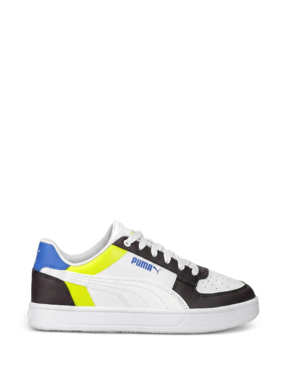 Puma Kids Baskets à Patch Logo - Blanc 