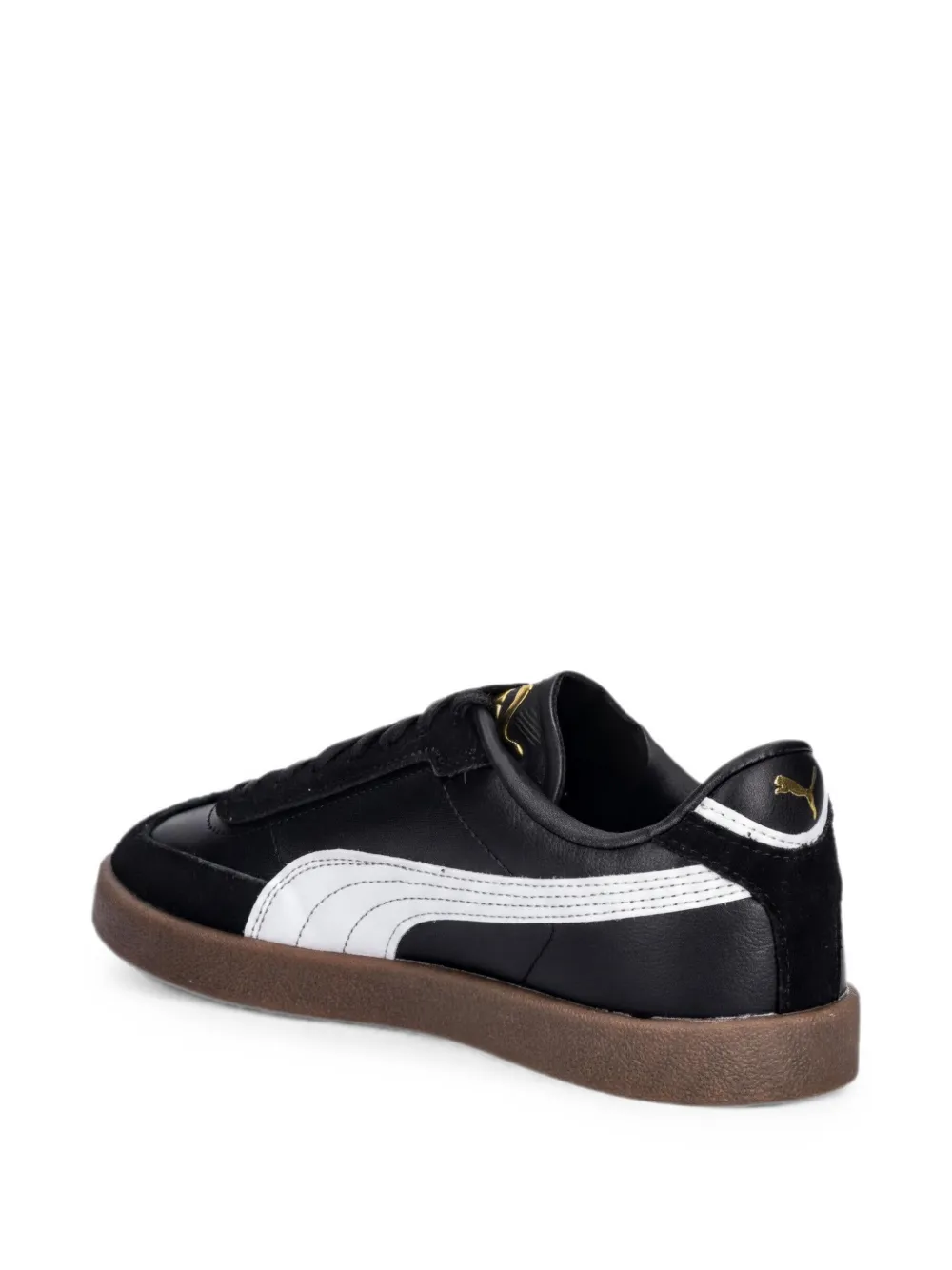 Puma Kids Club II Era sneakers met suède vlak Zwart