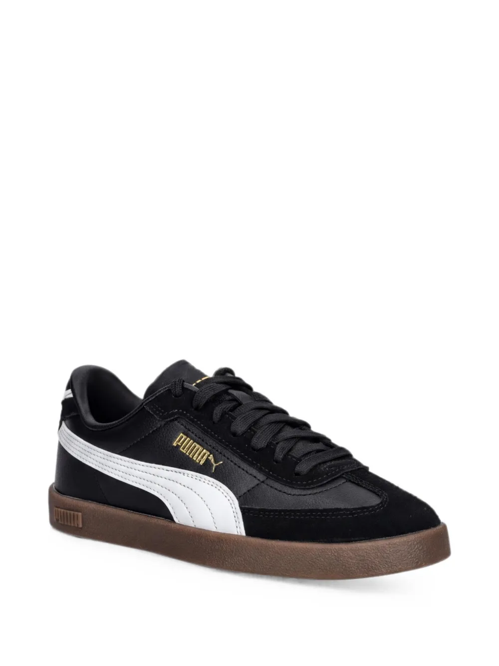 Puma Kids Club II Era suede-panel sneakers - Nero