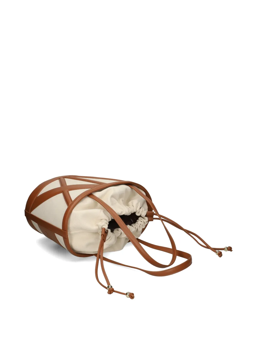 Armani Exchange Bucket-tas met trekkoordsluiting Beige