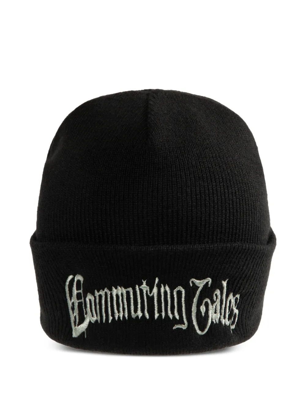 Carhartt WIP ribbed logo-patch beanie - Nero