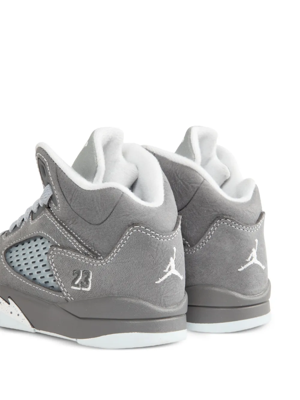 Jordan Kids 5 Retro high-top sneakers Grijs