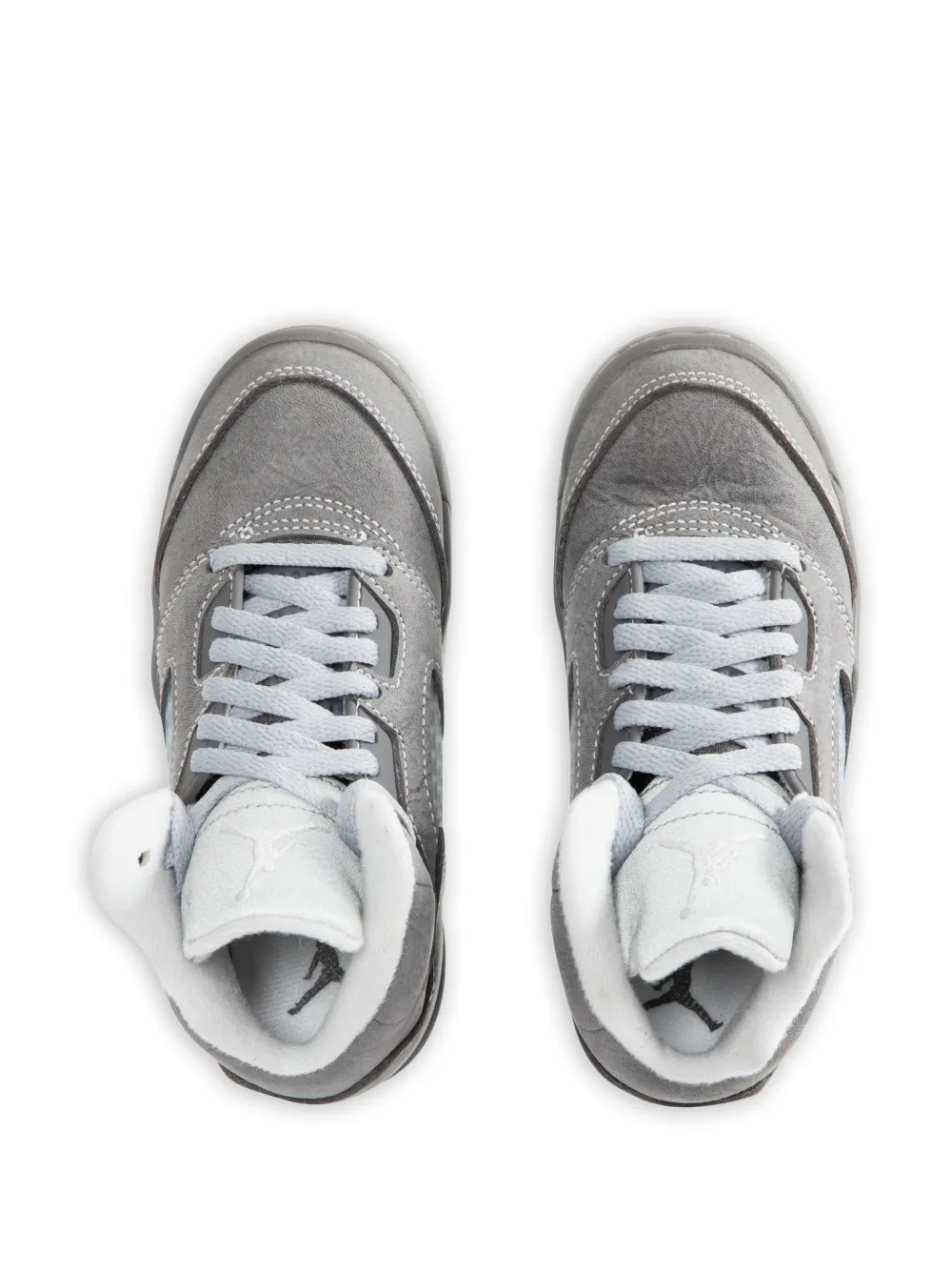 Jordan Kids 5 Retro high-top sneakers Grijs