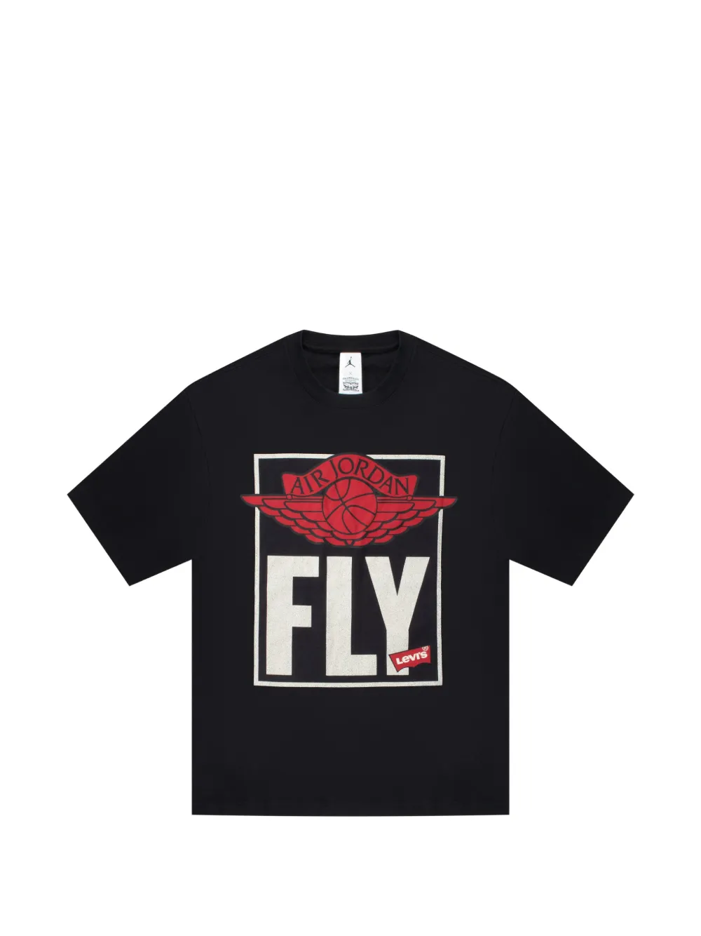 Jordan Kids x Levi`s Fly graphic-print T-shirt - Schwarz