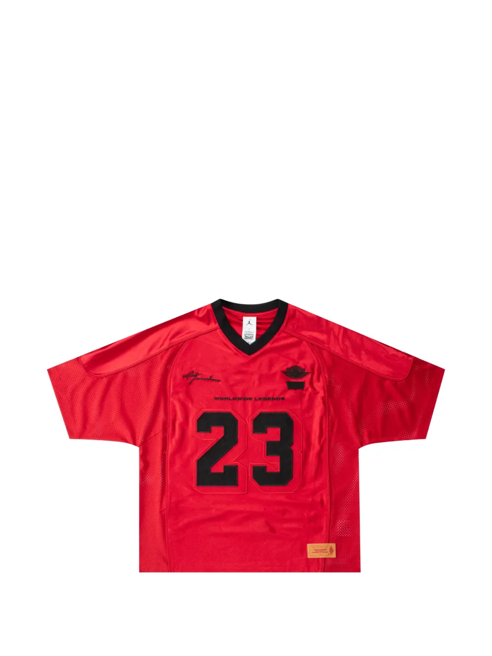 Jordan x Levi`s V-neck T-shirt - Rosso