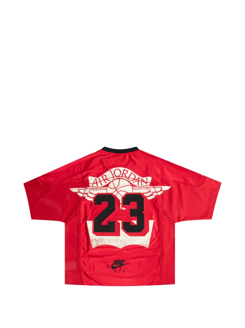 Jordan x Levi's T-shirt met V-hals Rood
