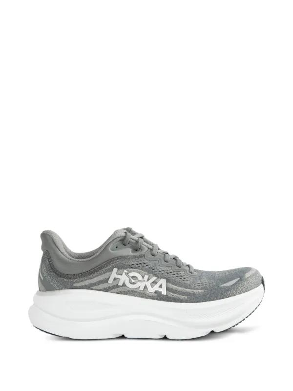 HOKA ONEONE BONDI 9 スニーカー サイズ23.5cm グレー HOKA Bondi 9 パフォーマンス スニーカー | グレー | FARFETCH JP