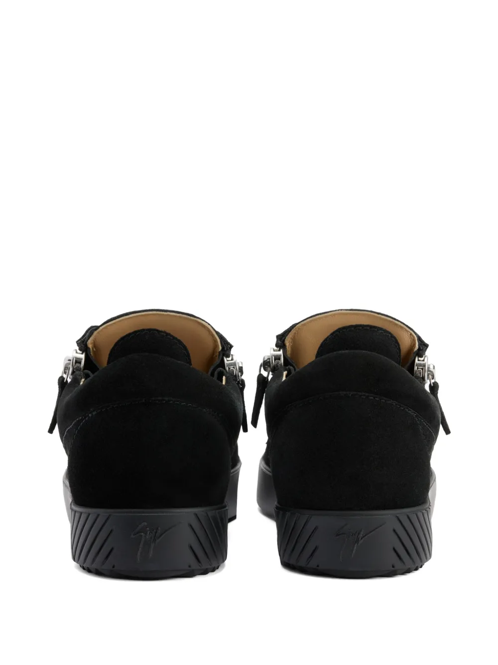 Giuseppe Zanotti Frankie sneakers met rits Zwart