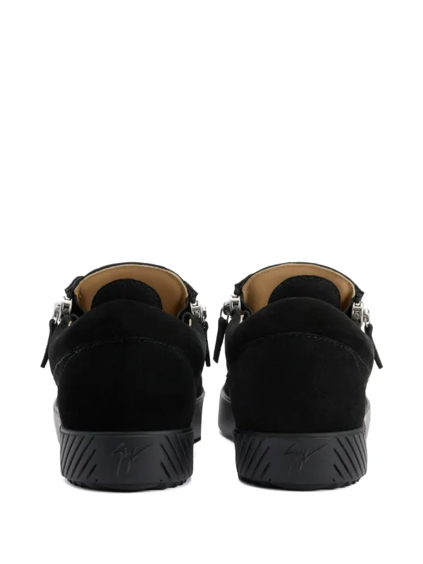 Giuseppe Zanotti Frankie サイドジップ スニーカー | ブラック 