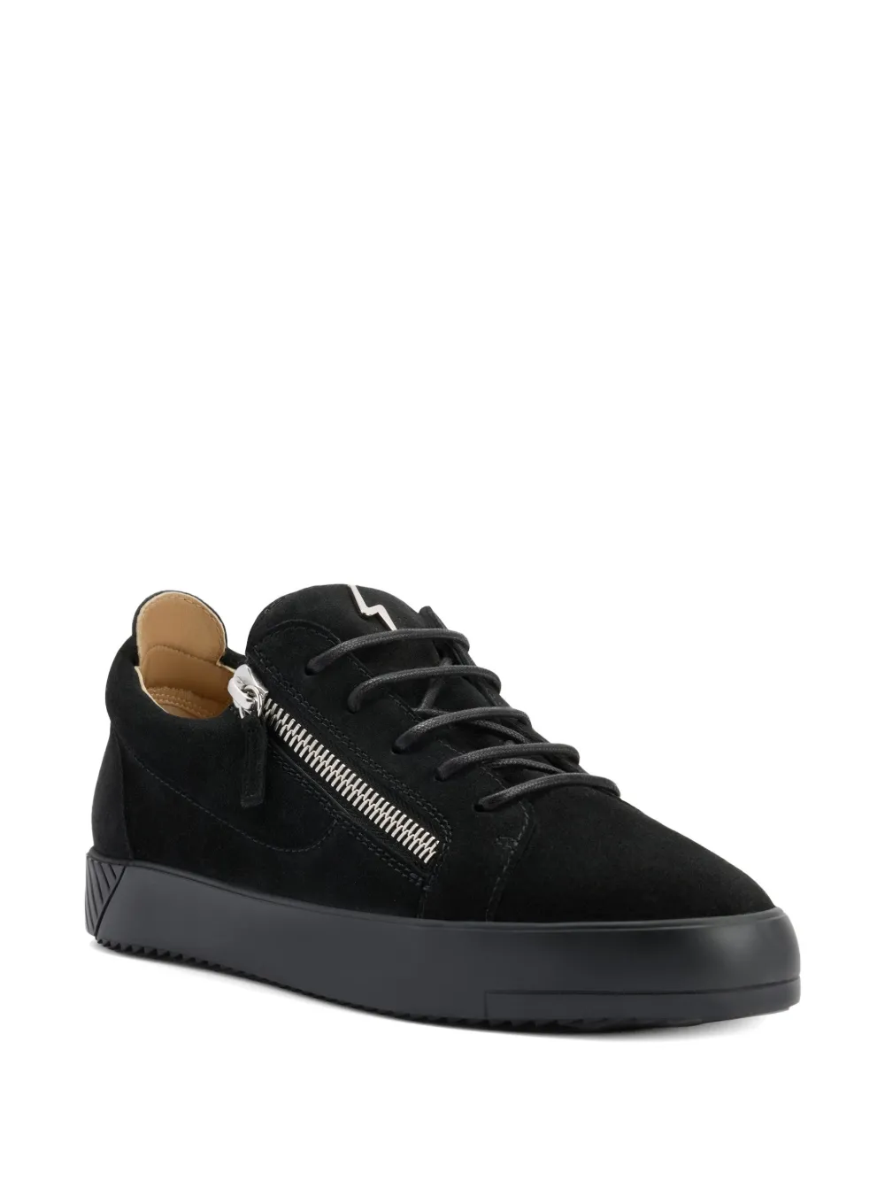 Giuseppe Zanotti Frankie sneakers met rits Zwart