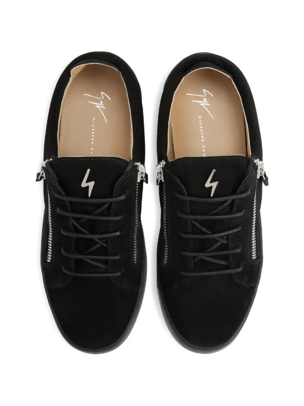 Giuseppe Zanotti Frankie サイドジップ スニーカー | ブラック