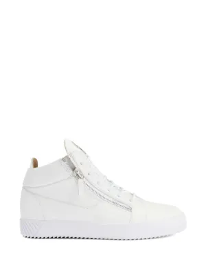 Giuseppe Zanotti Frankie double-zip low-top Sneakers | White