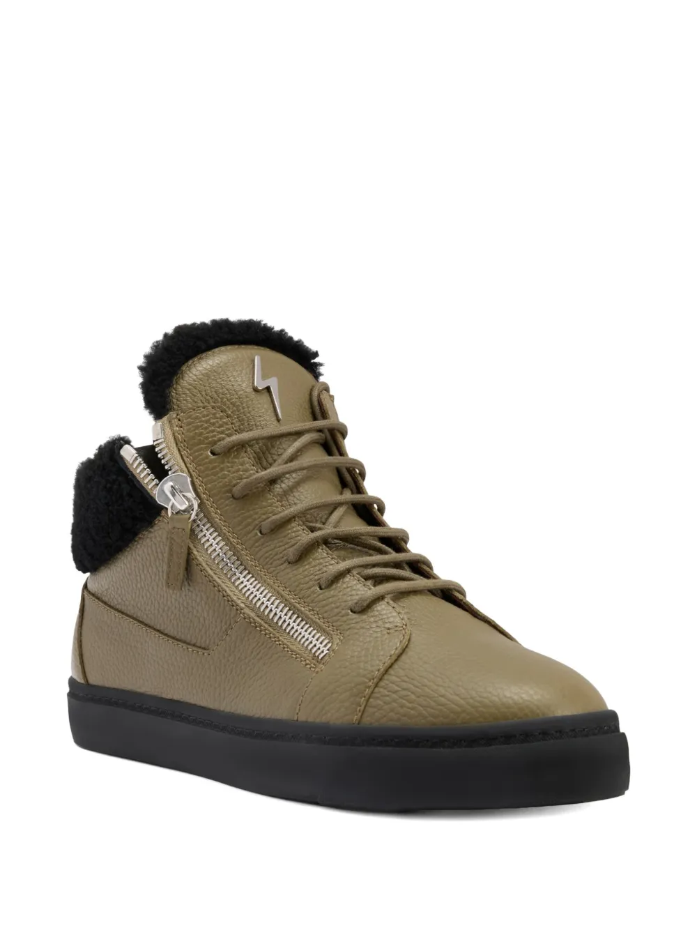 Giuseppe Zanotti Kriss sneakers met rits Groen