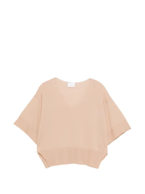 Solocascmir T-Shirt mit V-Ausschnitt