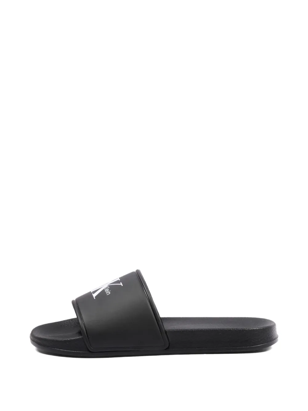 Calvin Klein Kids Sandalen met logo Zwart