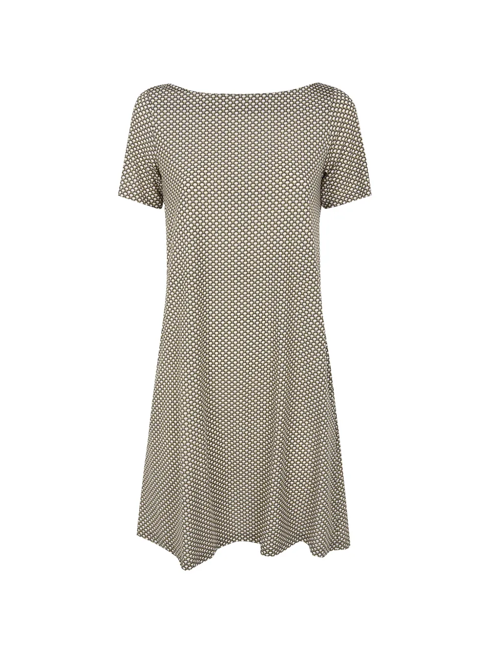 patterned T-shirt dress