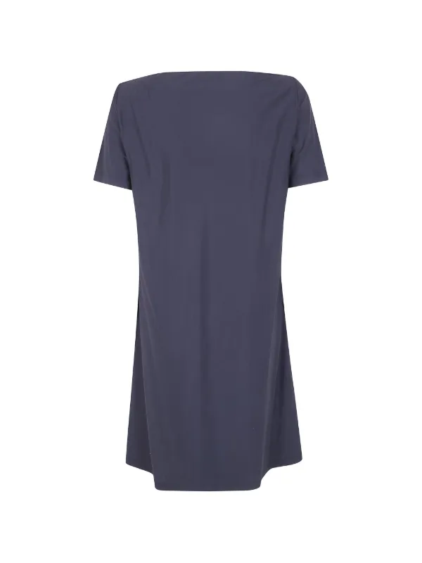 boat neck shirt dress ARCHIVIO 67 boat-neck T-shirt Dress | Blue
