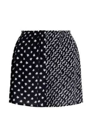 MASU flocky-web Pleated Shorts | Black | FARFETCH