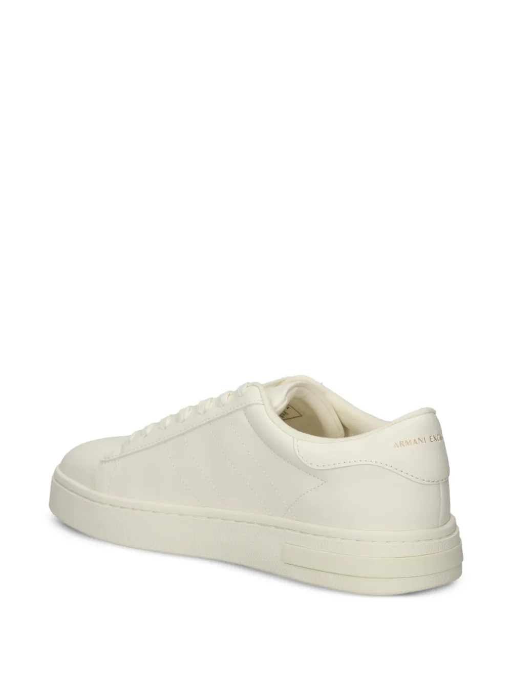 Armani Exchange Sneakers met streep Wit