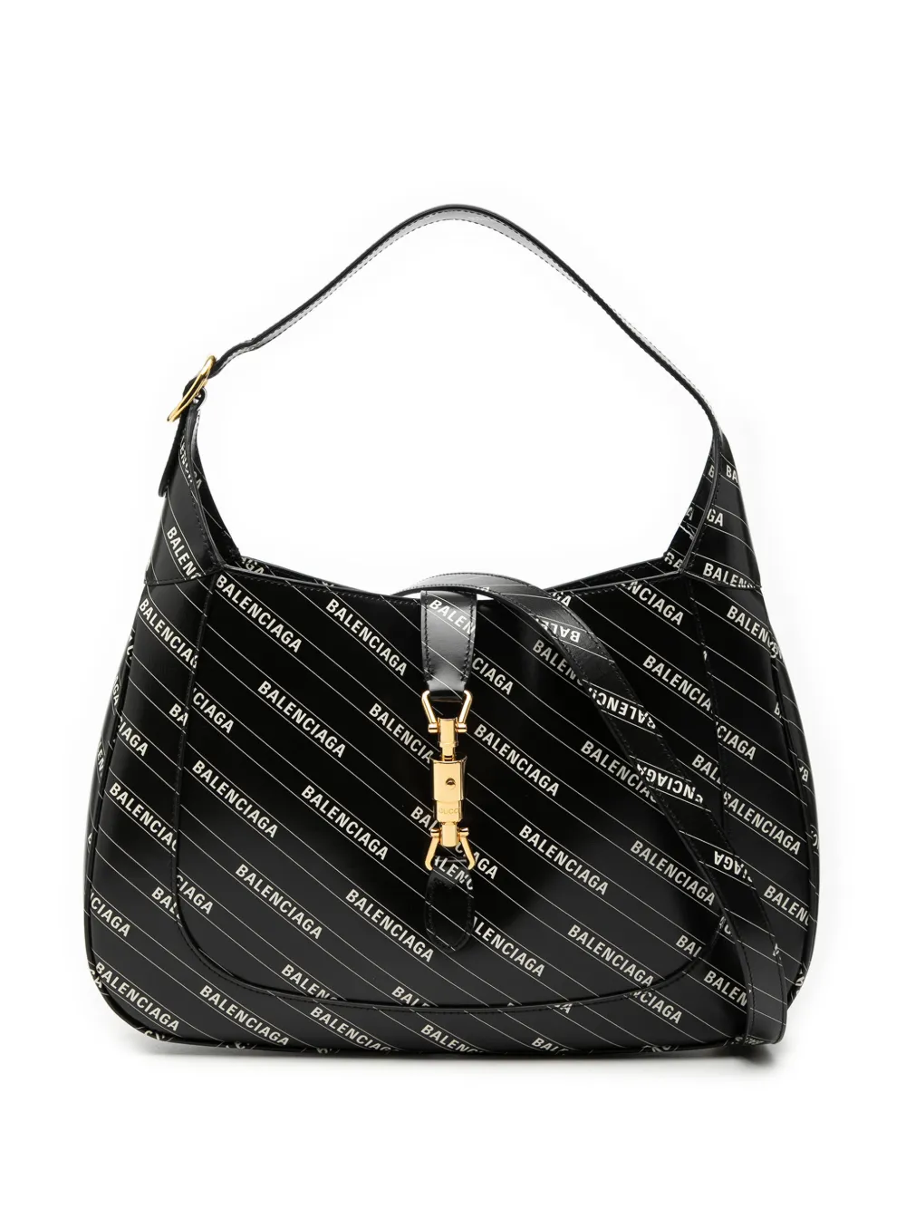 Gucci Pre-Owned 2000-2015 Balenciaga The Hacker Project Medium Calfskin Jackie 1961 crossbody bag - Nero