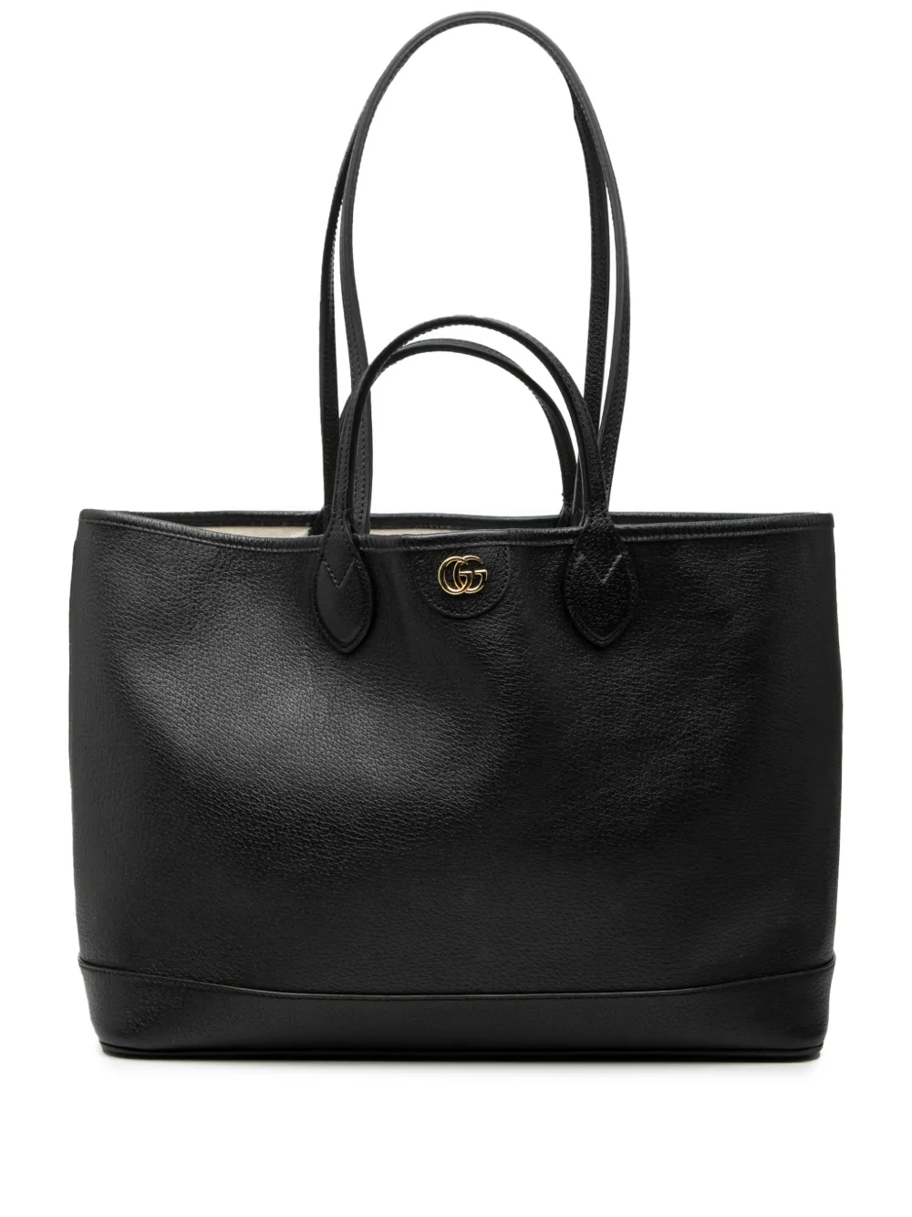 Gucci Pre-Owned 2016-2025 Medium Leather Ophidia Tote satchel - Nero