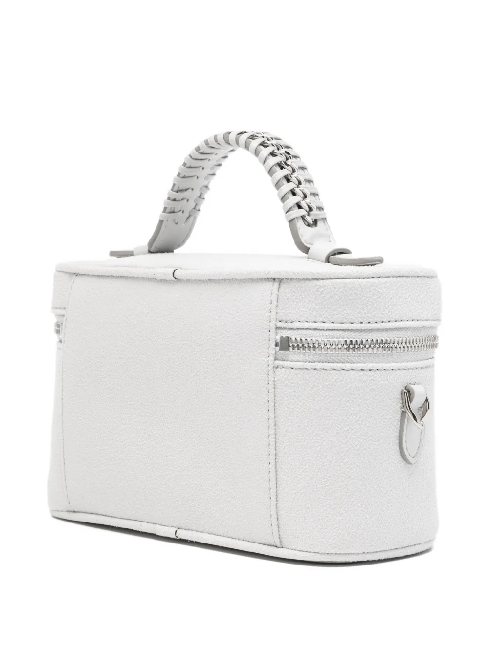 Stella McCartney Shopper met gevlochten handvat Grijs