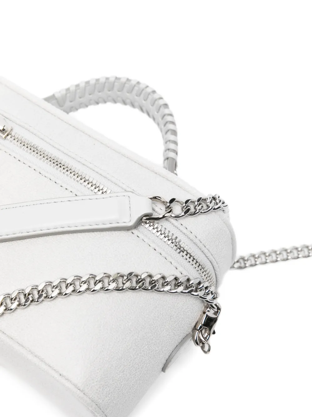 Stella McCartney Shopper met gevlochten handvat Grijs