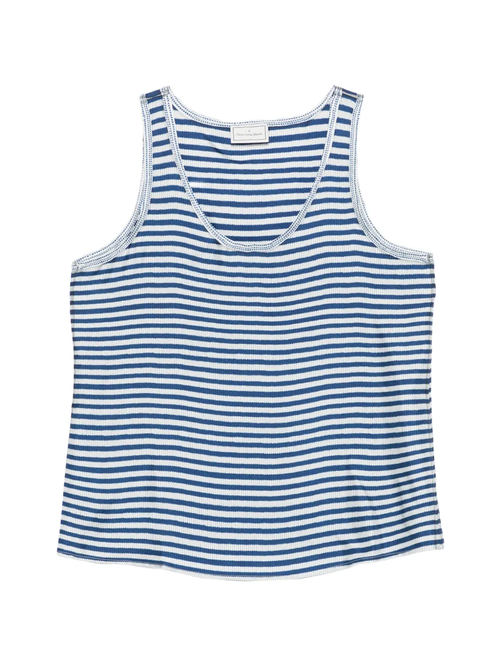 Pierre-Louis Mascia Aloe striped top - Blu