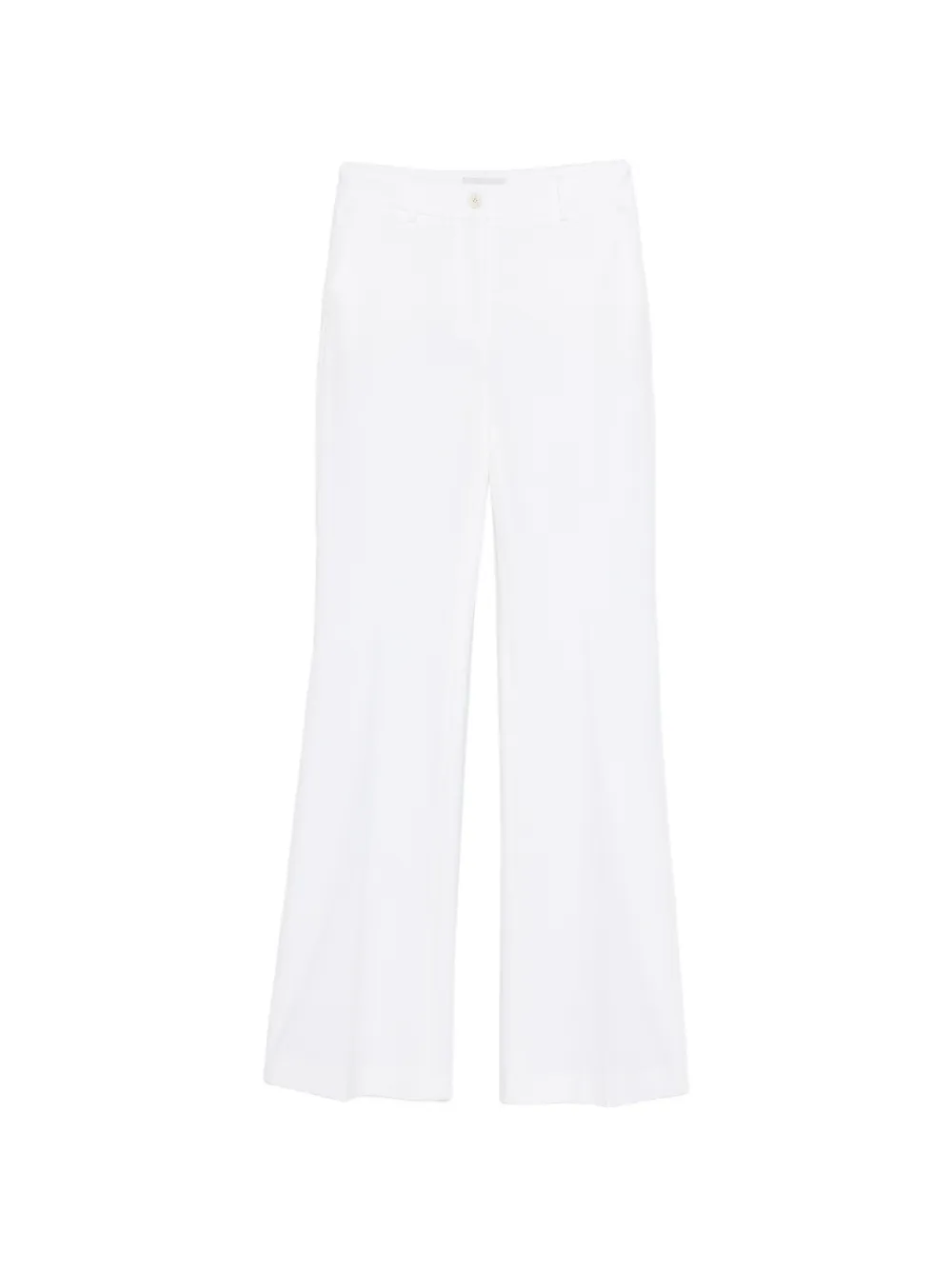 Via Masini 80 flared trousers - Nude