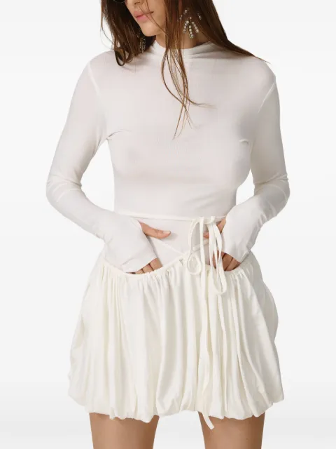 PNK drawstring mini dress