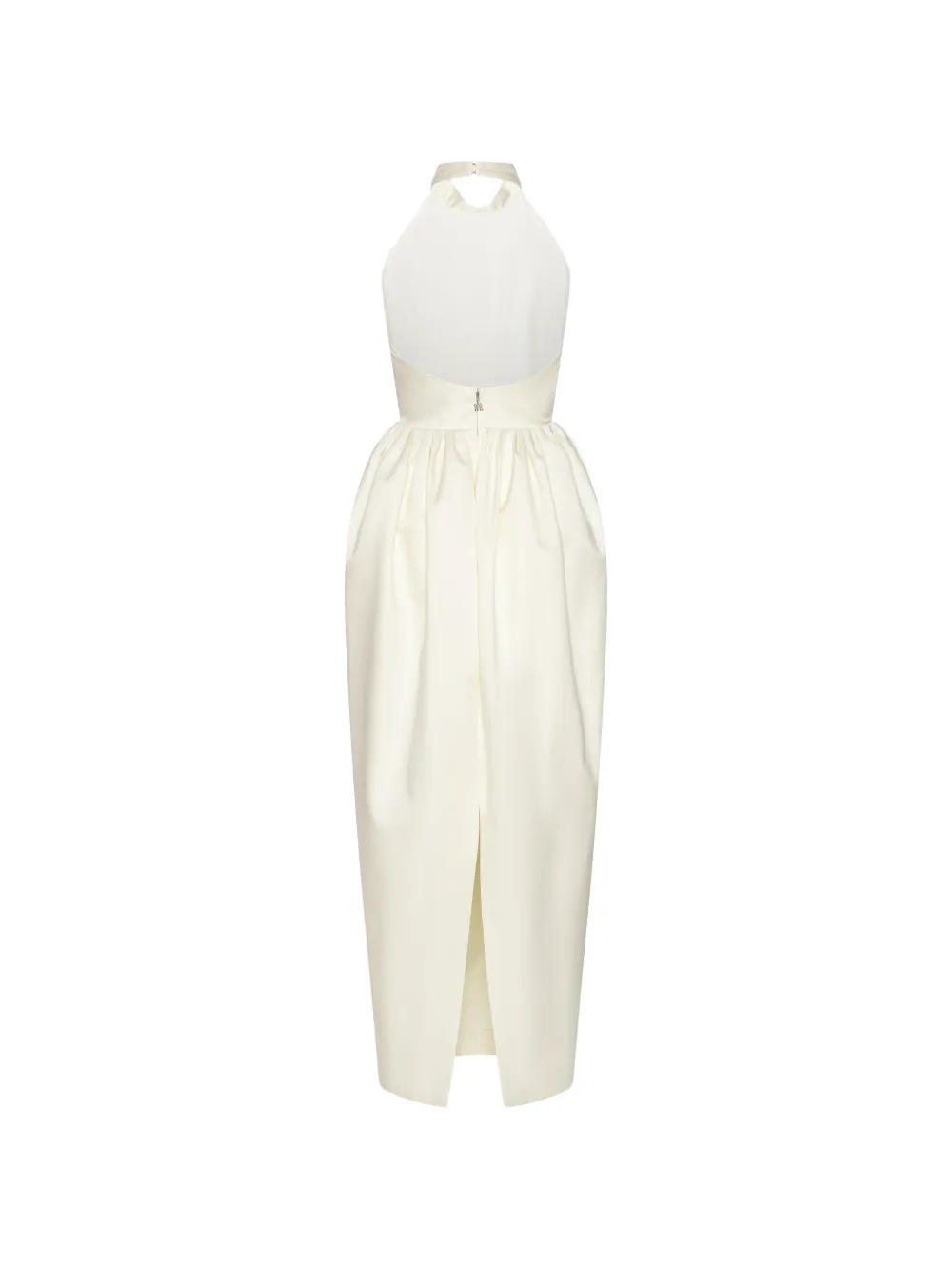 Halterneck Satin Maxi Dress