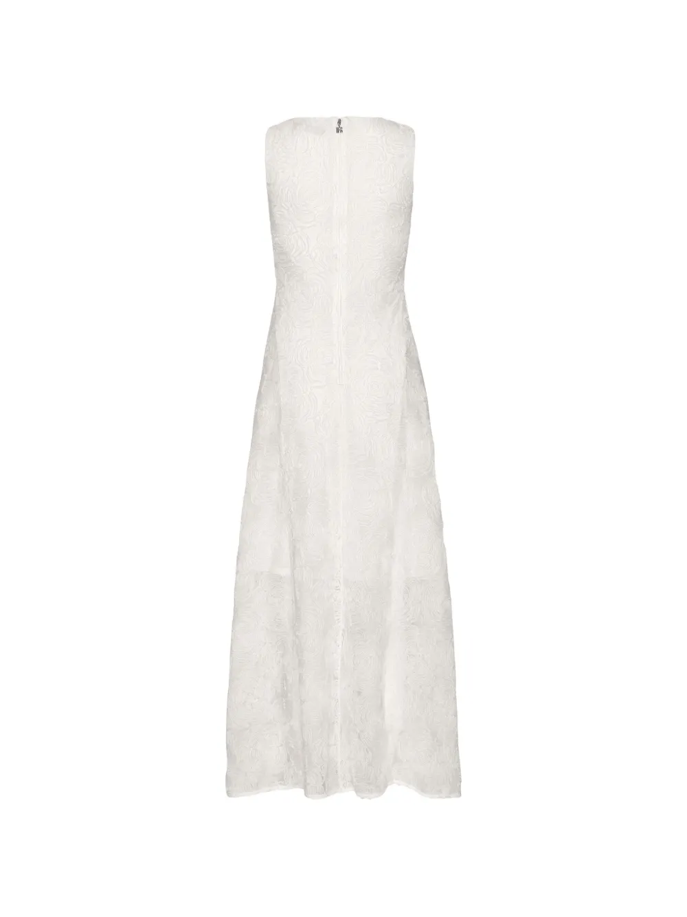 ROTATE BIRGER CHRISTENSEN Mesh maxi-jurk met mesh Wit
