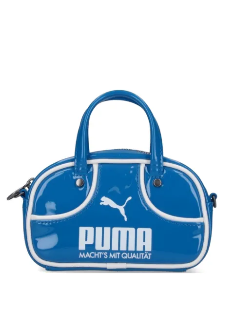 PUMA top handle zip tote bag