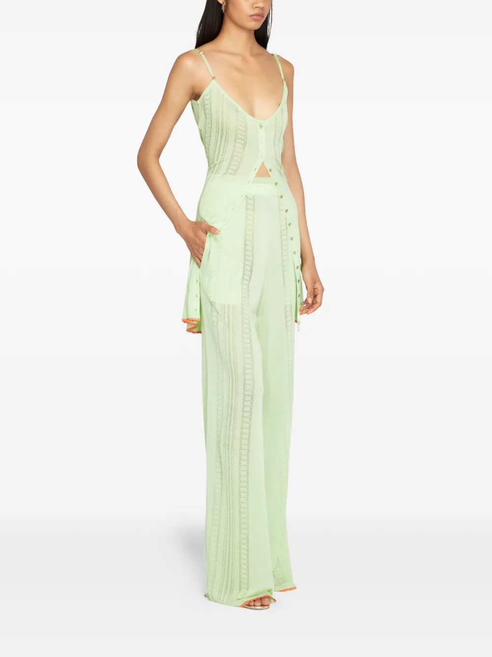  Donde Esteban Guayabera Trousers - Green 