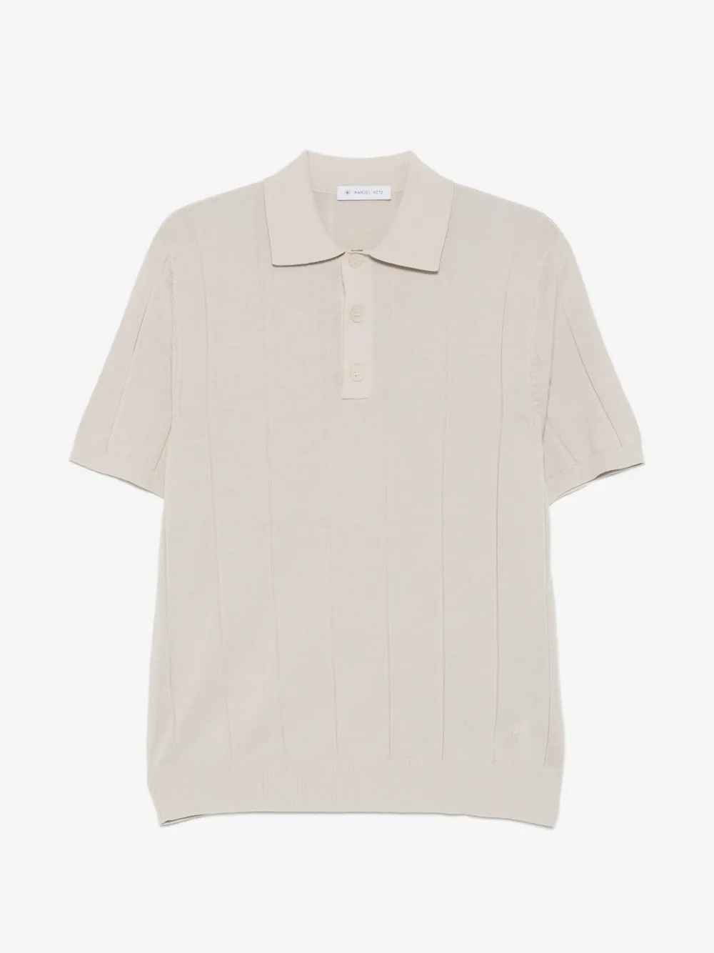 Manuel Ritz short-sleeve polo shirt | Neutrals | Image 1