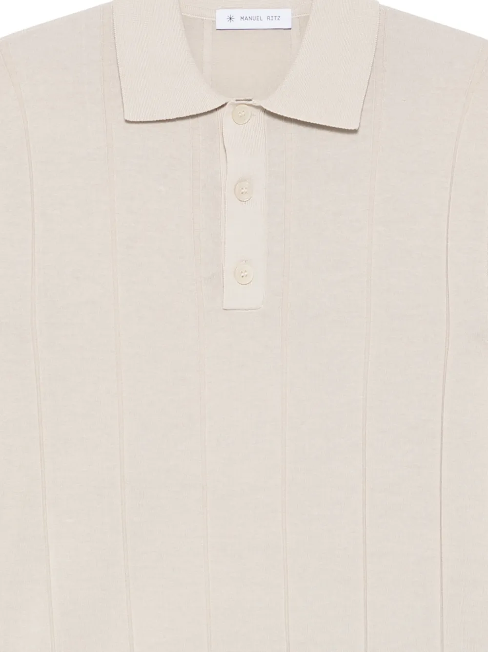 Manuel Ritz Poloshirt met korte mouwen Beige