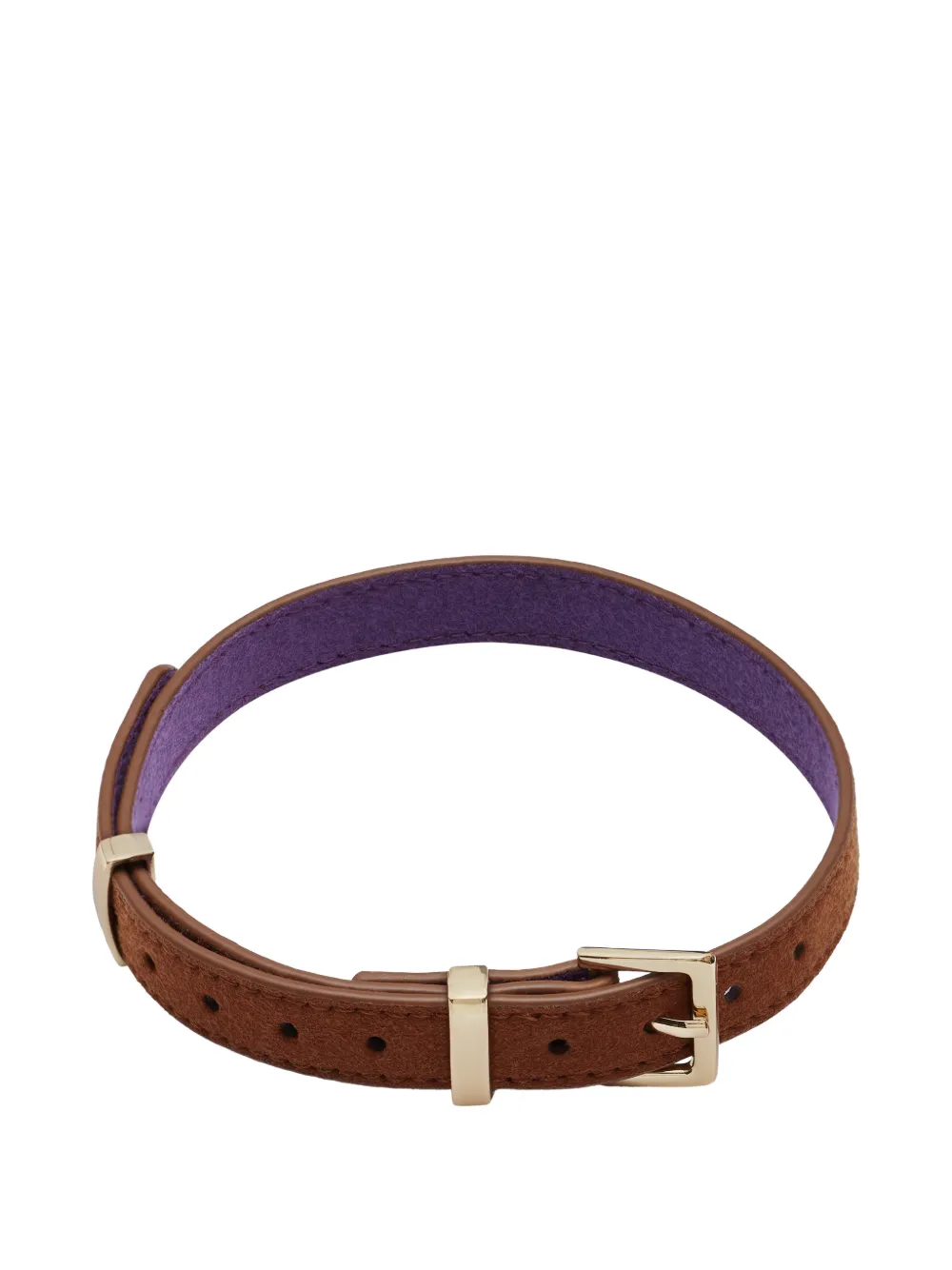 Maison Close Armband mit Schnalle - Braun