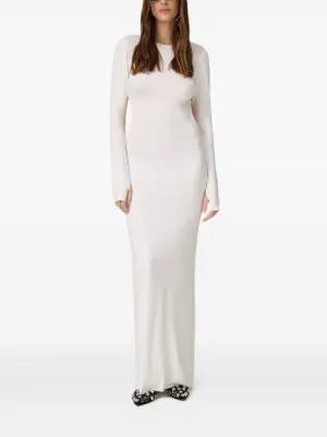 HERSKIND open-back bell-sleeve Maxi Dress | White | FARFETCH HERSKIND open-back bell-sleeve Maxi Dress | White | FARFETCH