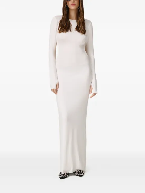 PNK backless slit maxi dress