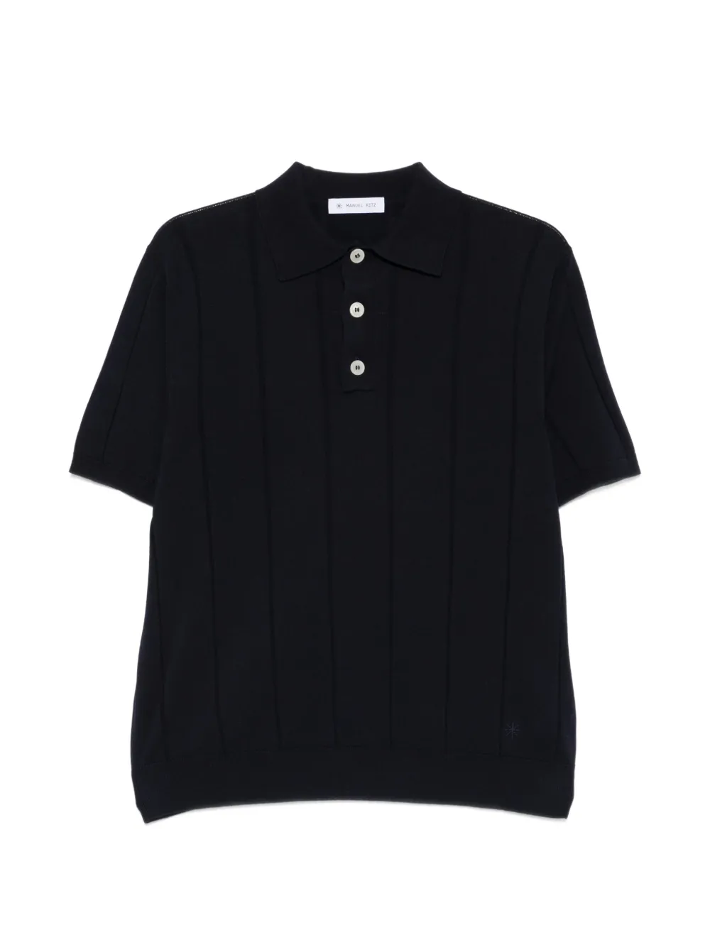 Manuel Ritz short-sleeve polo shirt - Blu
