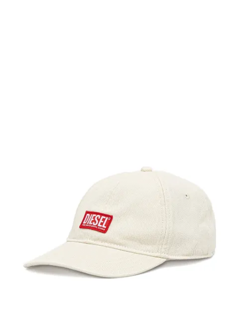 Diesel logo-patch baseball cap