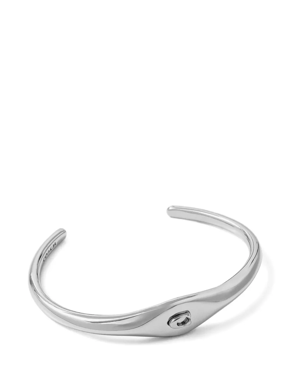 Coach Signature C cuff bracelet - Argento