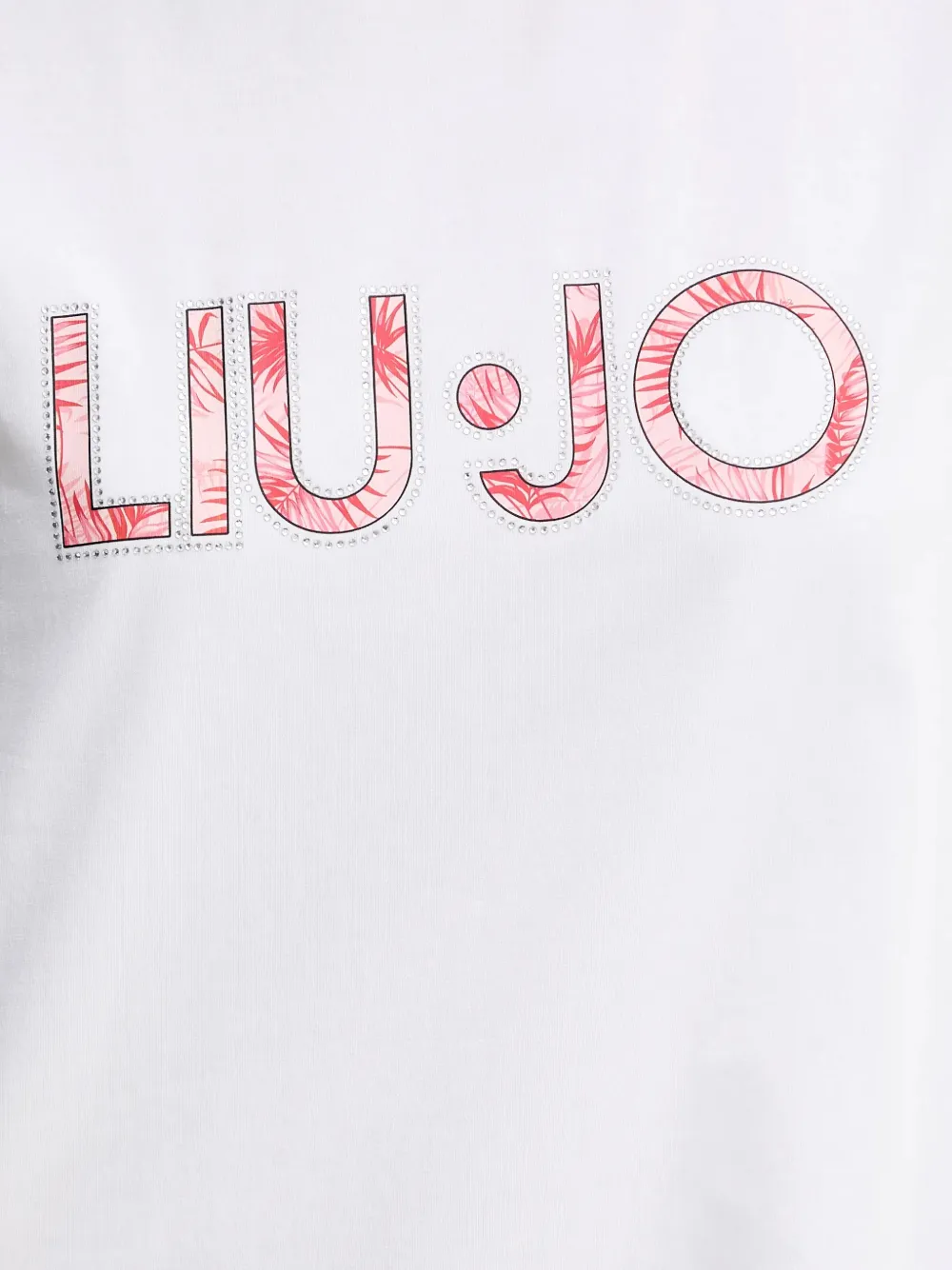 LIU JO logo-print T-shirt mini dress Wit