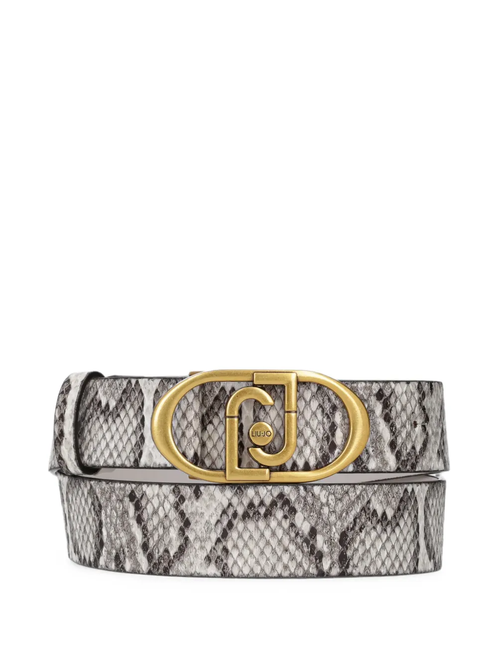 LIU JO snakeskin-effect belt