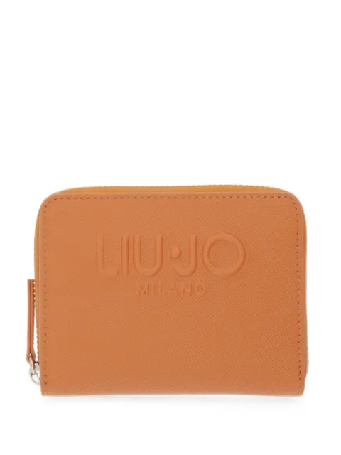 LIU JO medium logo-debossed wallet