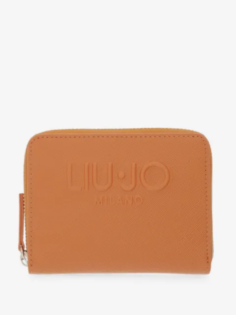 LIU JO medium logo-debossed wallet